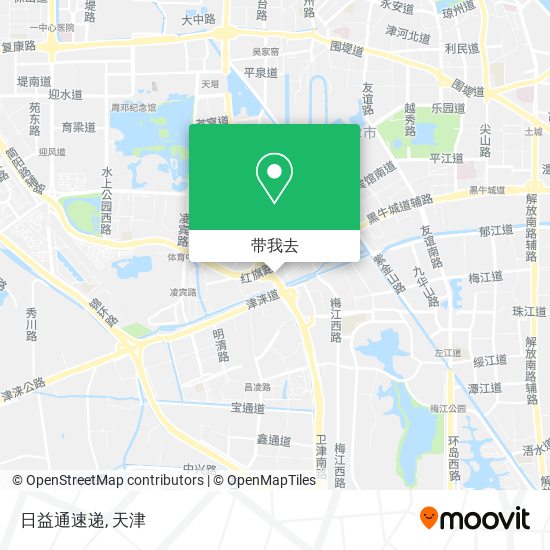 日益通速递地图