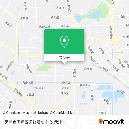 天津市高新区党群活动中心地图