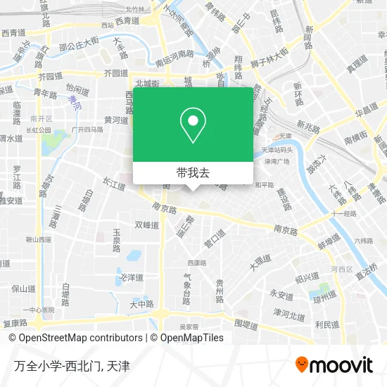 万全小学-西北门地图