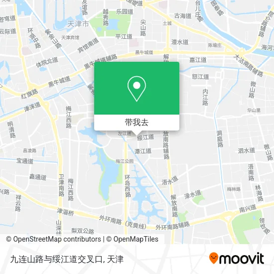 九连山路与绥江道交叉口地图