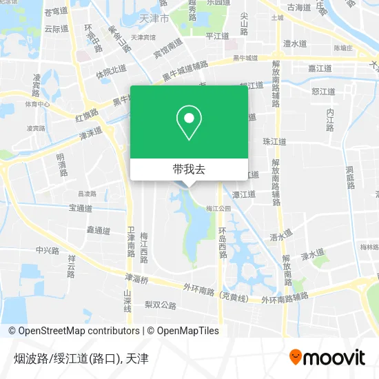 烟波路/绥江道(路口)地图