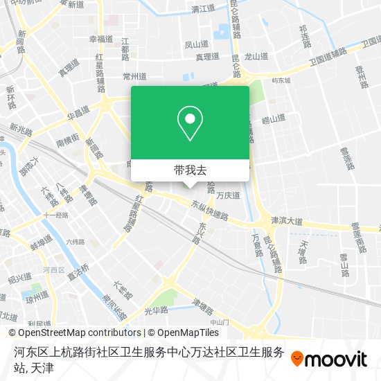 河东区上杭路街社区卫生服务中心万达社区卫生服务站地图