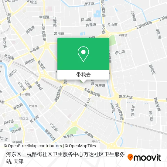 河东区上杭路街社区卫生服务中心万达社区卫生服务站地图