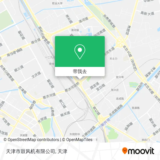 天津市鼓风机有限公司地图