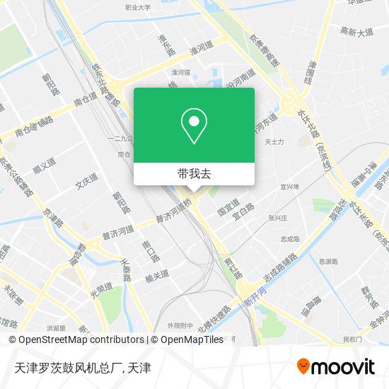 天津罗茨鼓风机总厂地图