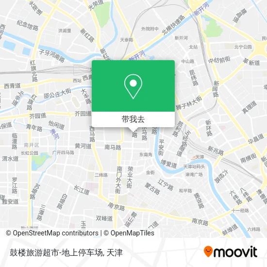 鼓楼旅游超市-地上停车场地图