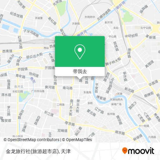 金龙旅行社(旅游超市店)地图