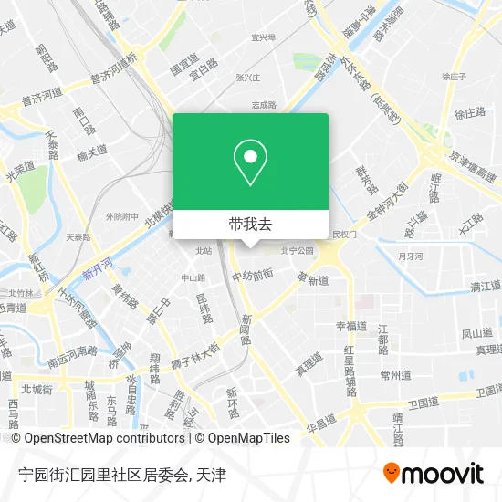 宁园街汇园里社区居委会地图