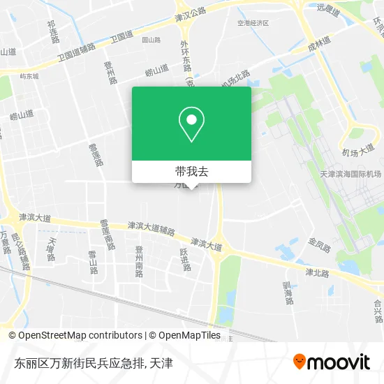 东丽区万新街民兵应急排地图