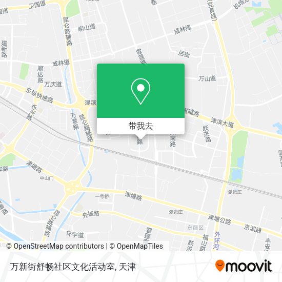 万新街舒畅社区文化活动室地图