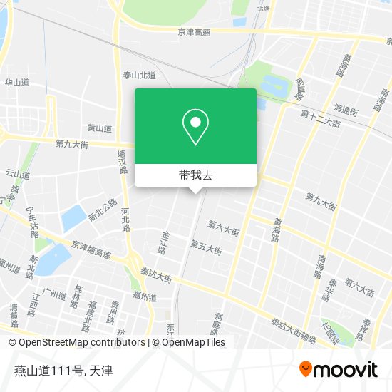 燕山道111号地图