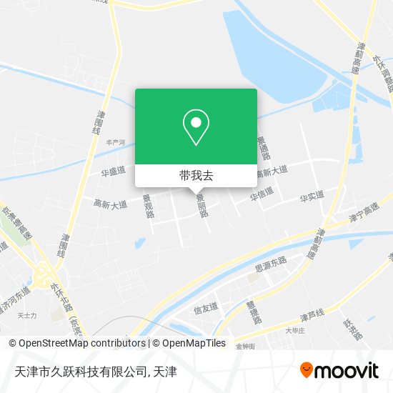 天津市久跃科技有限公司地图