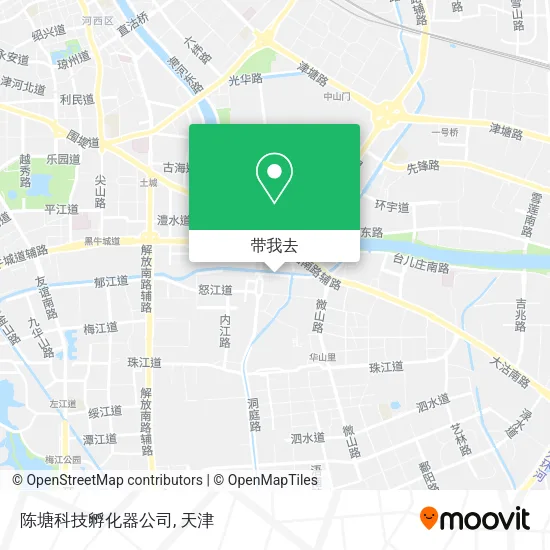 陈塘科技孵化器公司地图