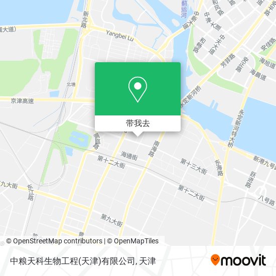 中粮天科生物工程(天津)有限公司地图