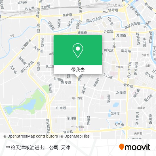 中粮天津粮油进出口公司地图