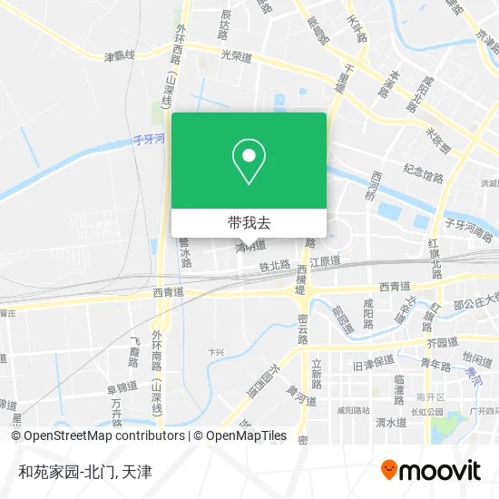 和苑家园-北门地图