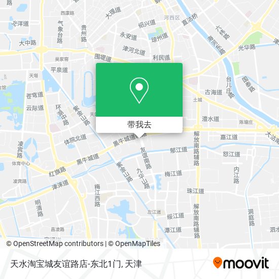 天水淘宝城友谊路店-东北1门地图