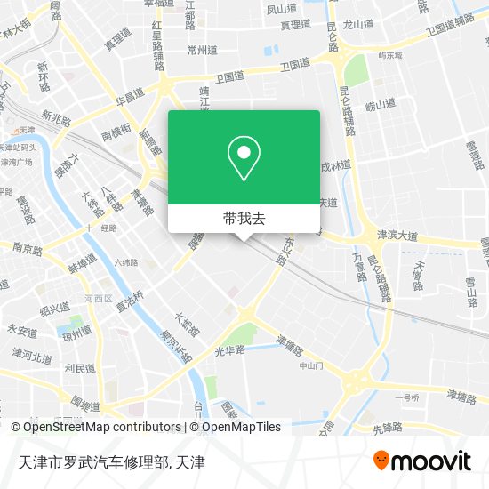 天津市罗武汽车修理部地图