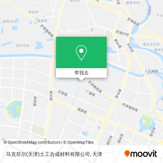 马克菲尔(天津)土工合成材料有限公司地图