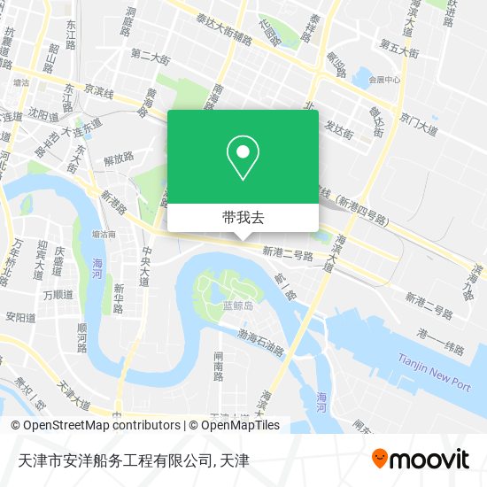 天津市安洋船务工程有限公司地图