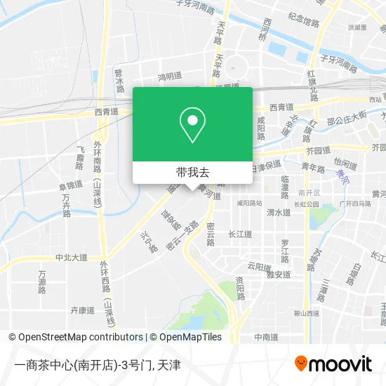 一商茶中心(南开店)-3号门地图