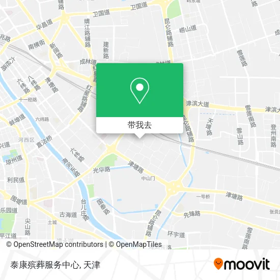 泰康殡葬服务中心地图