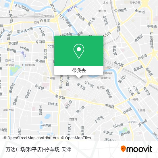 万达广场(和平店)-停车场地图