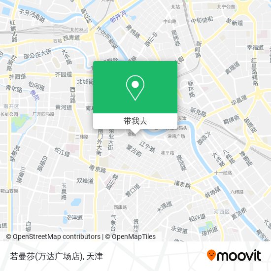 若曼莎(万达广场店)地图