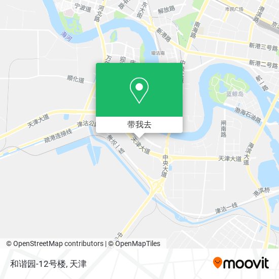 和谐园-12号楼地图