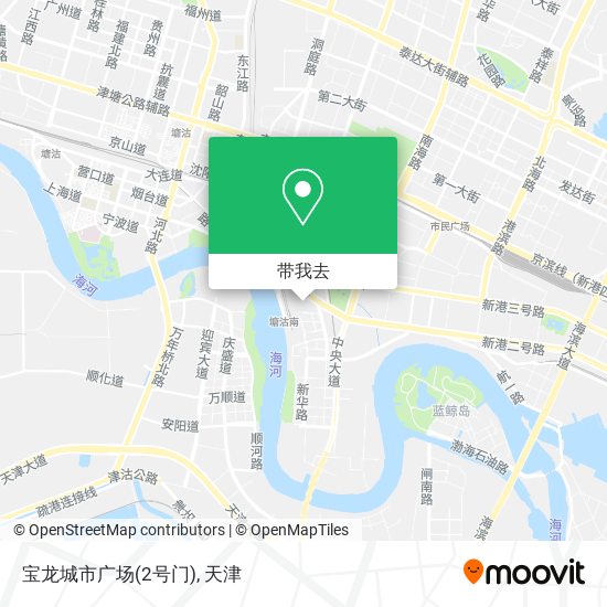 宝龙城市广场(2号门)地图