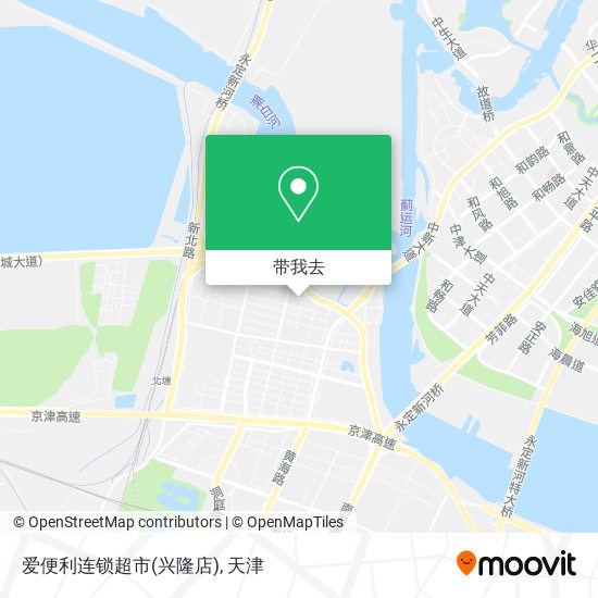 爱便利连锁超市(兴隆店)地图