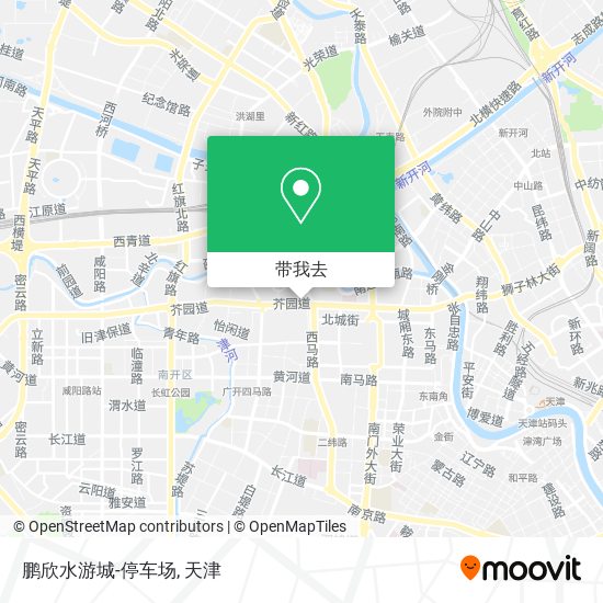 鹏欣水游城-停车场地图