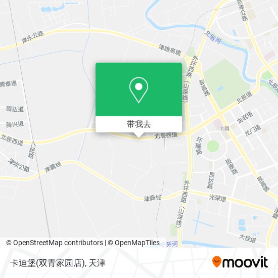 卡迪堡(双青家园店)地图