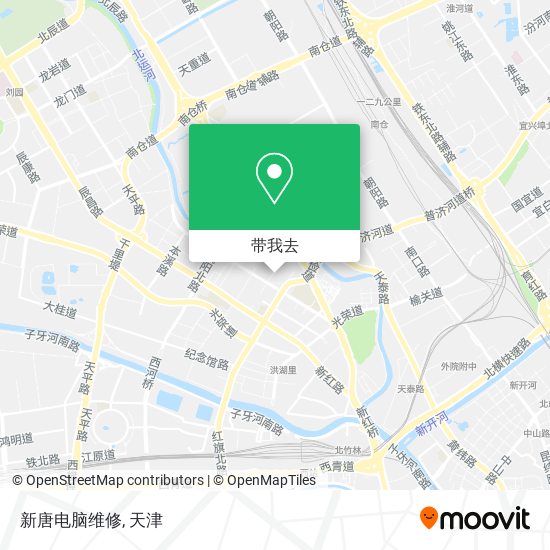 新唐电脑维修地图