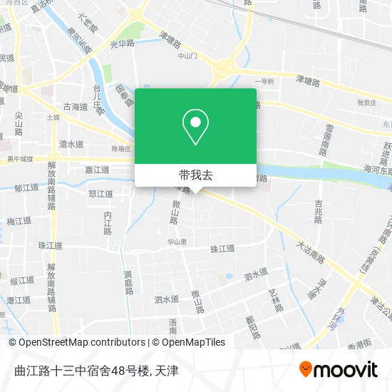 曲江路十三中宿舍48号楼地图