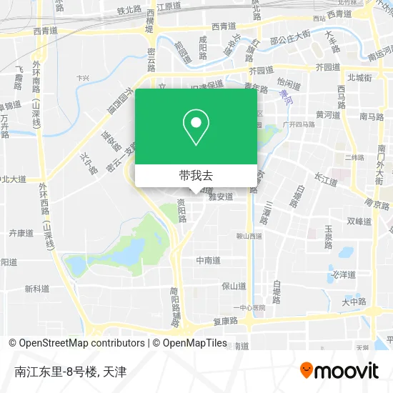 南江东里-8号楼地图