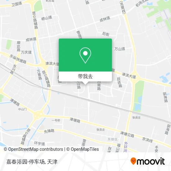 嘉春浴园-停车场地图