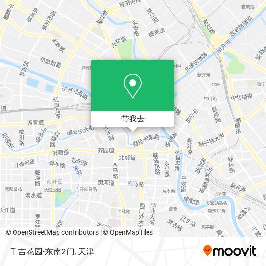 千吉花园-东南2门地图