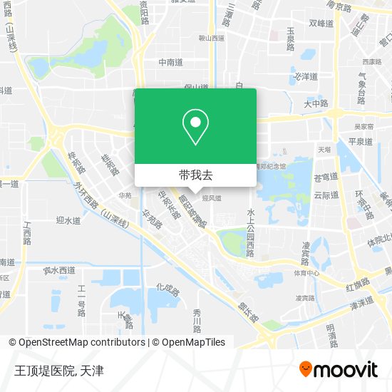 王顶堤医院地图