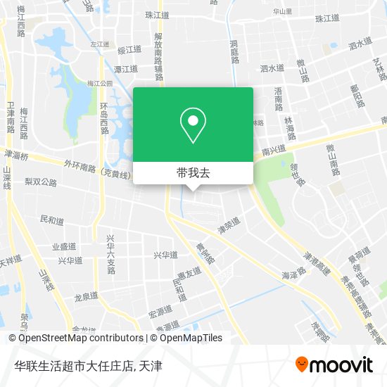 华联生活超市大任庄店地图