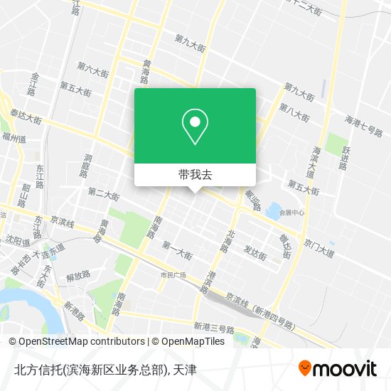 北方信托(滨海新区业务总部)地图