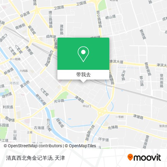 清真西北角金记羊汤地图