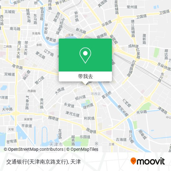 交通银行(天津南京路支行)地图