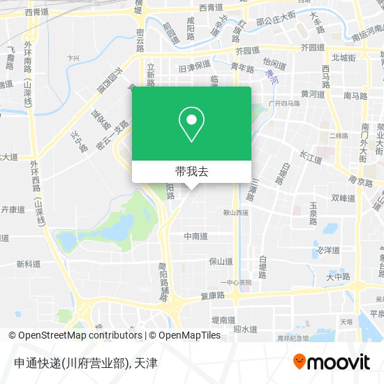 申通快递(川府营业部)地图