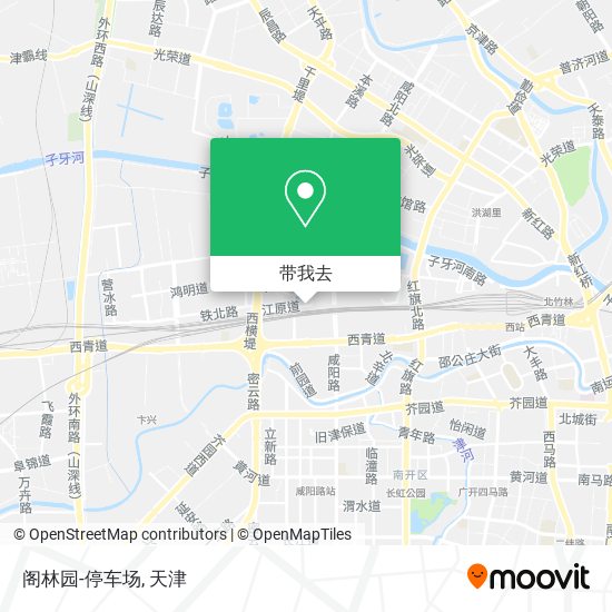 阁林园-停车场地图
