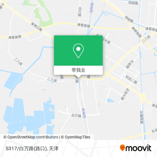 S317/白万路(路口)地图