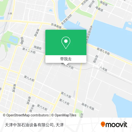 天津中加石油设备有限公司地图