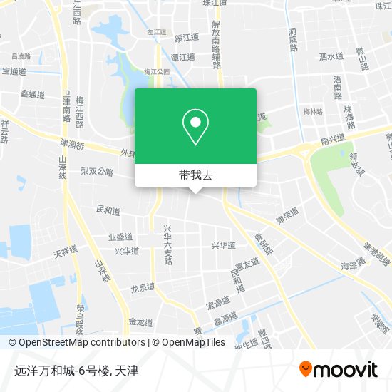 远洋万和城-6号楼地图