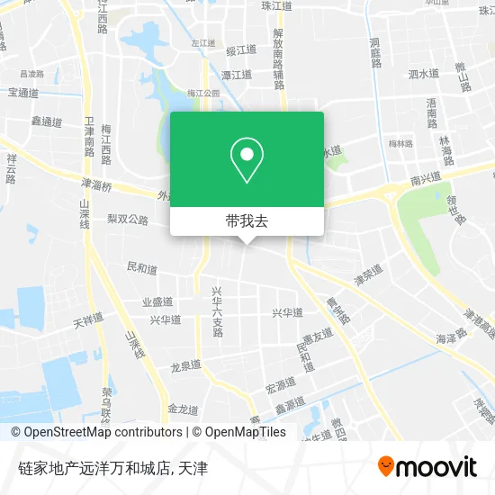 链家地产远洋万和城店地图