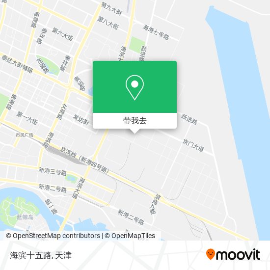 海滨十五路地图
